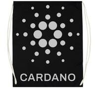 Udaytee Ada Cardano À La Lune Sac D'entraînement En Coton Noir, Sac De Sport Cotton Black Training Bag Gym Sack