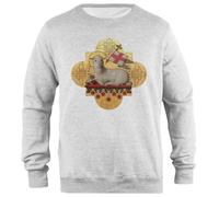 Udaytee Agneau de Dieu Agnus Dei Sweatshirt Unisexe Gris à Col Roulé Simple-Fit Simple-Fit Pullover Grey Unisex Sweatshirt