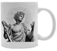 Udaytee Apollon Dieu Grec Tasse À Boire En Céramique Blanche White Ceramic Mug Beverage Drinking Cup