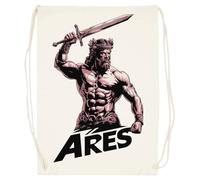 Udaytee Arès Dieu Sac De Sport En Coton Beige Cotton Beige Training Bag Gym Sack