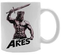Udaytee Arès Dieu Tasse À Boire En Céramique Blanche White Ceramic Mug Beverage Drinking Cup