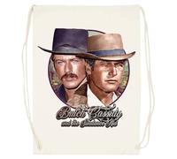 Udaytee Butch Cassidy Et Le Kid De Sundance Sac De Sport En Coton Beige Cotton Beige Training Bag Gym Sack