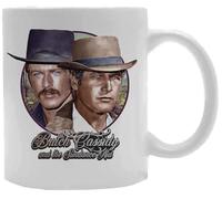 Udaytee Butch Cassidy Et Le Kid De Sundance Tasse À Boire En Céramique Blanche White Ceramic Mug Beverage Drinking Cup