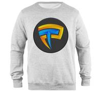 Udaytee Canal Paluten Sweat-Shirt Unisexe Gris À Coupe Simple Simple-Fit Pullover Grey Unisex Sweatshirt