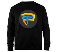 Udaytee Canal Paluten Sweat-Shirt Unisexe Noir À Coupe Simple Simple-Fit Pullover Black Unisex Sweatshirt