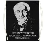 Udaytee Citation D'oscar Wilde Sac D'entraînement En Coton Noir, Sac De Sport Cotton Black Training Bag Gym Sack