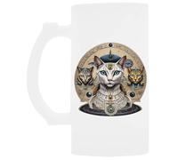 Udaytee Déesse Bastet Tasse À Bière En Verre À Poignée