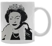 Udaytee Élisabeth Ii Tasse À Boire En Céramique Blanche White Ceramic Mug Beverage Drinking Cup