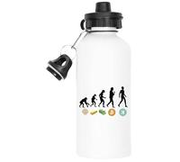 Udaytee Évolution De Kaspa Blanc Bouteille D'eau Flacon À Boire Blanc Water Bottle White Drinking Flask