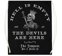 Udaytee Frankenstein Sac D'entraînement En Coton Noir, Sac De Sport Cotton Black Training Bag Gym Sack