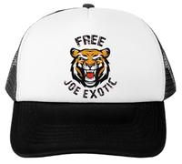 Udaytee Free Joe Exotic Tiger Head Casquette De Baseball Unisexe Blanche Réglable