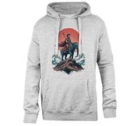 Udaytee Hannibal Barca Sweat À Capuche Gris Unisexe, Coupe Simple Simple-Fit Hoodie Grey Unisex Sweatshirt