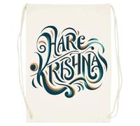 Udaytee Hare Krishna Sac De Sport En Coton Beige Cotton Beige Training Bag Gym Sack