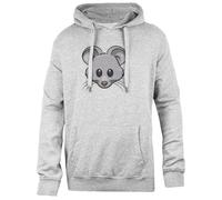 Udaytee Isycheesy Sweat À Capuche Gris Unisexe, Coupe Simple Simple-Fit Hoodie Grey Unisex Sweatshirt