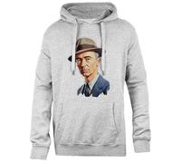Udaytee J. Robert Oppenheimer Sweat À Capuche Gris Unisexe, Coupe Simple Simple-Fit Hoodie Grey Unisex Sweatshirt