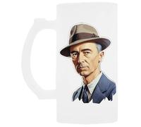 Udaytee J. Robert Oppenheimer Tasse À Bière En Verre À Poignée Handled Glass Beer Drinking Cup