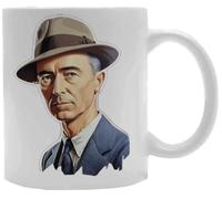 Udaytee J. Robert Oppenheimer Tasse À Boire En Céramique Blanche White Ceramic Mug Beverage Drinking Cup