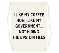 Udaytee J'aime Mon Café Comme Je L'aime Sac De Sport En Coton Beige Cotton Beige Training Bag Gym Sack