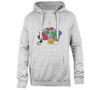 Udaytee Je suis d'accord avec Le Fil À Tricoter Et Le Crochet Sweat À Capuche Gris Unisexe, Coupe Simple