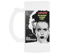 Udaytee La Fiancée De Frankenstein Tasse À Bière En Verre À Poignée Handled Glass Beer Drinking Cup
