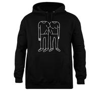 Udaytee Le Balcon Sweatshirt Unisexe Noir à Capuche Simple-Fit Simple-Fit Hoodie Black Unisex Sweatshirt