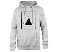 Udaytee Livre Dracula De Bram Stroker Sweat À Capuche Gris Unisexe, Coupe Simple Simple-Fit Hoodie Grey Unisex Sweatshirt