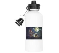 Udaytee Lune Des Trois Carlins Bouteille D'eau, Flacon À Boire Blanc