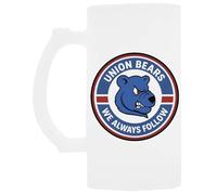 Udaytee L'union Bears Away Days Tasse À Bière En Verre À Poignée Handled Glass Beer Drinking Cup