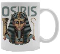 Udaytee Osiris Dieux De L'antiquité Tasse À Boire En Céramique Blanche White Ceramic Mug Beverage Drinking Cup