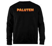 Udaytee Paluten Sweat-Shirt Unisexe Noir À Coupe Simple Simple-Fit Pullover Black Unisex Sweatshirt