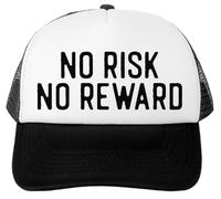 Udaytee Pas de Risque Pas de récompense Casquette De Baseball Unisexe Blanche Réglable White Unisex Baseball Cap