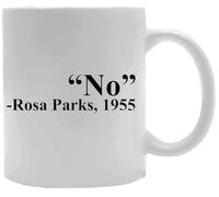 Udaytee Pas De Rosa Parks 1955 Tasse À Boire En Céramique Blanche White Ceramic Mug Beverage Drinking Cup