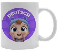 Udaytee Petit Ange Deutsch Kinderlieder Tasse À Boire En Céramique Blanche White Ceramic Mug Beverage Drinking Cup