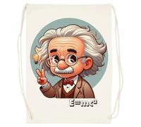 Udaytee Portrait D'albert Einstein Sac De Sport En Coton Beige Cotton Beige Training Bag Gym Sack