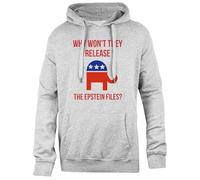 Udaytee Pourquoi RefusentIls De Publier Les Dossiers Epstein ? Sweat À Capuche Gris Unisexe, Coupe Simple Simple-Fit Hoodie Grey Unisex Sweatshirt