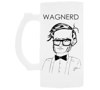 Udaytee Richard Wagner Tasse À Bière En Verre À Poignée Handled Glass Beer Drinking Cup