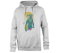 Udaytee Shaka Zulu Sweat À Capuche Gris Unisexe, Coupe Simple Simple-Fit Hoodie Grey Unisex Sweatshirt
