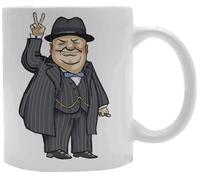 Udaytee Winston Churchill Tasse À Boire En Céramique Blanche White Ceramic Mug Beverage Drinking Cup