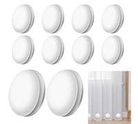 Udbrud 10 Pièces Poids de Nappe de Table Exterieur, Poids pour Rideaux Magnétique, Pince de Nappe Extra Lourde, Poids pour Nappe avec Aimant en Acier Inoxydable pour Pique Nique, Intérieur (Blanc)
