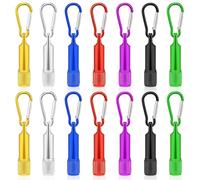 Udbrud 14 Pièces Mini Lampe de Poche, Mini Lampe Torche Led Lampe de Poche LED Portable Torche Multifonctionnelle Mini Lampe Torche Led Ultra Puissante pour Camping Lecture Cyclisme Barbecue