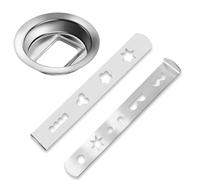 Udbrud 2 Pièces Accessoire Pâtisserie pour Hachoir, 8 Formes Moule à Pâtisserie, Hachoir à Biscuits et Accessoire de Pâtisserie, Acier Inoxydable Accessoire pour Biscuits Accessoire Kitchenaid