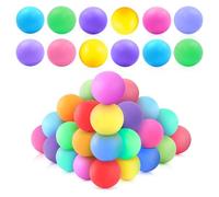 Udbrud 30 Pièces Balles de Tennis de Table, Balles de Ping-Pong Colorées, 40 mm Balles Tennis Table Qualité Supérieure Balles de Ping Pong Standard pour Sport, Divertissement, Artisanat, décorations