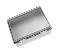 Udbrud Boite de Derivation Electrique IP65, 150x100x70 mm Boîte de Jonction Etanche avec Couverture PC Transparent, ABS Boite de Derivation Etanche Exterieur pour une Utilisation Extérieur