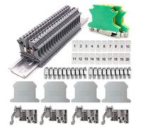 Udbrud Bornes de Connexion, Borniers sur Rail DIN Compact Bornier Connecteur électrique Automatique Kit de Bornier Universel pour Lautomatisation de Production la Transformation de Circuit