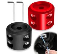 Udbrud Bouchon de Crochet de câble de treuil, 2pcs Bouchon en Caoutchouc pour Crochet de câble de treui pour Câbles Métalliques pour Camions ATV UTV SUV