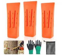 Udbrud Coins D'Abattage D'Arbres, 6 Pièces Cales D'Abattage en Plastique ABS Cales Forestières Plastique Cale D'abattage pour Enregistrement Falling de Coupe Fendre Tronçonneuse
