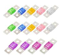 Udbrud Fusible midi à courant élévé, 14 pièces bolt-on fusible 30/40/50/60/70/80/100 Amp pour le fusible électronique de système audio-vidéo marin des véhicules à moteur