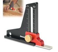 Udbrud Jauge de Hauteur pour le Travail du Bois, Jauge de profondeur de scie de table en alliage d'aluminium, jauge de profondeur et de hauteur pour maison bricolage menuiserie