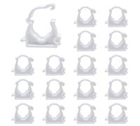 Udbrud Lot de 20 colliers de serrage - Diamètre intérieur : 25 mm - En plastique - Pour piscine, étang, machine à laver et jardin