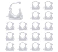 Udbrud Lot de 20 colliers de serrage - Diamètre intérieur : 32 mm - En plastique - Pour piscine, étang, machine à laver et jardin